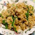 クック2KIM4R☆'s cooksnap of when they made 炊きたてご飯でパラパラじゃこピーマン炒飯.