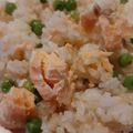 カクヨ's cooksnap of when they made グリーンピースご飯 with しゃけ.