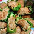 える°'s cooksnap of when they made 定番！ピーマンの肉詰め.
