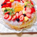 myhs♡'s cooksnap of when they made ほわほわ♡幸せ　＊生パウンドケーキ＊.