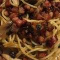 小宮まみや's cooksnap of when they made ネギ味噌のカルボナーラ　豆乳仕立て.