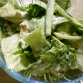 maruru-nn's cooksnap of when they made レタスときゅうりのマヨ胡麻和え.