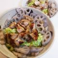 ハモーサ✩385's cooksnap of when they made ハーブチキン＆レタスのコールスロー丼.