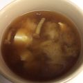 アピナス's cooksnap of when they made 豆腐となめこのみそ汁.