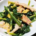 ichima☆'s cooksnap of when they made 超簡単☆ほうれん草、ベーコン、卵の炒め物.