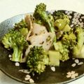 アロチマン's cooksnap of when they made ささみ&ブロッコリーのマ酢タード照り炒め.