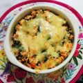 YELLOWdays's cooksnap of when they made ＊鮭マヨきのこドリア＊.