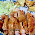 ヨコブエ's cooksnap of when they made ウスターソースベースのさっぱりとんてき.