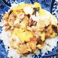 サビエルっ子's cooksnap of when they made サバ味噌缶で簡単玉子とじ.