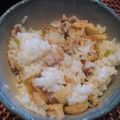 yfa's cooksnap of when they made チャーシューとフライオニオンのひつまぶし.