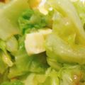 クックHJB3B6☆'s cooksnap of when they made ピリッ？クリーミー？不思議なキャベサラ☆.
