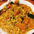 田舎のいなり's cooksnap of when they made かぼちゃのカレーそぼろあんかけ.