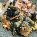 クックM6DK2O☆'s cooksnap of when they made 簡単にできる☆キムチと鮭のクッパ.