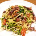 4葉のぶたぶた's cooksnap of when they made ホタルイカと菜の花の春パスタ.