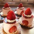 yun_x2's cooksnap of when they made 彩り綺麗！　イチゴムースケーキ.