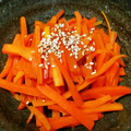 o☆shino's cooksnap of when they made 簡単★にんじん&しめじの白だし炒め.