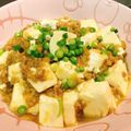 クリちゃん0309's cooksnap of when they made 豚ミンチ玉ねぎ豆腐★カレー味の麻婆豆腐。.
