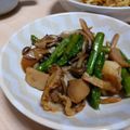 クックODBSJ9☆'s cooksnap of when they made ホタテ＆アスパラ＆椎茸のバター醤油炒め.