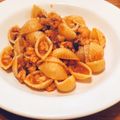 pali's cooksnap of when they made タコのミンチパスタ✳コンキリエで✳.