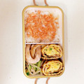 しょっかくにほ's cooksnap of when they made ❁ピーマンとハムの卵焼き❁.