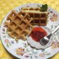 sho_nagomi's cooksnap of when they made 卵なしでも◎米粉と甘酒のワッフル.