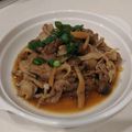 kenshirou9's cooksnap of when they made 豚バラとしめじのポンズ煮.
