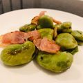 わか★'s cooksnap of when they made お弁当やおつまみに☆そら豆とベーコン炒め.