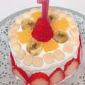 BanVan5はん☆'s cooksnap of when they made 一歳の誕生日ケーキ♪.