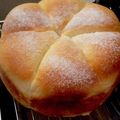 ぽろんた's cooksnap of when they made ミルクパン（HB使用）.