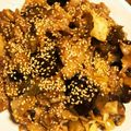 めぐみGUMI's cooksnap of when they made 豚こま肉と茄子とキャベツの生姜焼き.