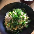 白虎野の娘's cooksnap of when they made 超簡単！ツナ卵丼❤.