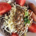 Suzu1330's cooksnap of when they made ヘルシーサラダ柚子蕎麦.納豆蕎麦..