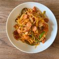 ふじちー's cooksnap of when they made 簡単ナポリタン.