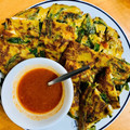 カフェ店員M子's cooksnap of when they made 簡単もちもち海鮮チヂミ.