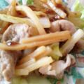 kimican731's cooksnap of when they made セロリと牛肉のオイスター炒め.