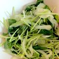 なびろめ's cooksnap of when they made 玉ねぎ三つ葉のナムル.