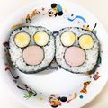 ショコランラン♪'s cooksnap of when they made 簡単☆太巻きでミッキー☆.