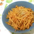 おはなすき's cooksnap of when they made 【簡単副菜】にんじんのナムル.