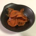 papikun's cooksnap of when they made 副菜！人参のみりん醤油炒め♬。•.