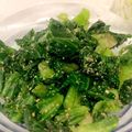 強化ガラスのハート✨'s cooksnap of when they made レタスのおひたし.