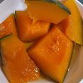 tassloff's cooksnap of when they made かぼちゃの煮物.