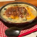 イシポン's cooksnap of when they made ほうれん草とシーフードのグラタン☆.