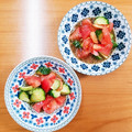 なふぃこ's cooksnap of when they made きゅうりとトマトの和風サラダ.