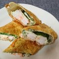 花〜＊'s cooksnap of when they made 薬膳ノススメ！プリッっと、海老チーズ春巻.