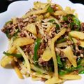神道優's cooksnap of when they made ピーマン・じゃが芋の簡単！ミンチ炒め♪.