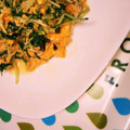 ぐりtoぐら's cooksnap of when they made 簡単☆水菜と卵のツナマヨ炒め.