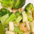 みんつ07's cooksnap of when they made ﾌﾞﾛｯｺﾘｰ、ｴﾋﾞ､ｲｶにんにく炒め.