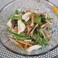 バカリャウ's cooksnap of when they made 水菜と鶏ささみのきんぴらサラダ.