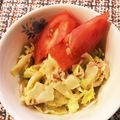 こうきとだいきママ's cooksnap of when they made レンジで簡単！キャベツとツナのマヨサラダ.