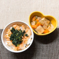 sAix59's cooksnap of when they made 離乳食 鮭と青菜のおかゆ.